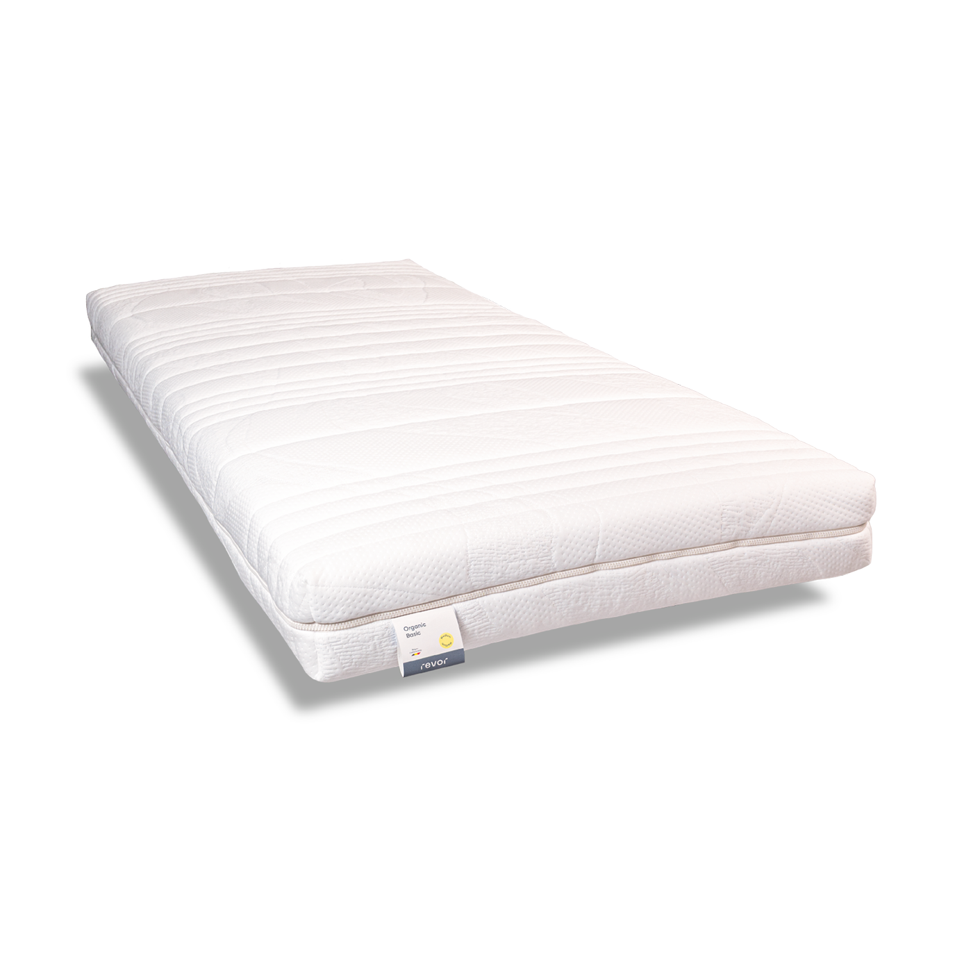 Revor Organic Basic latexmatras met klassieke latexkern, anti-allergisch