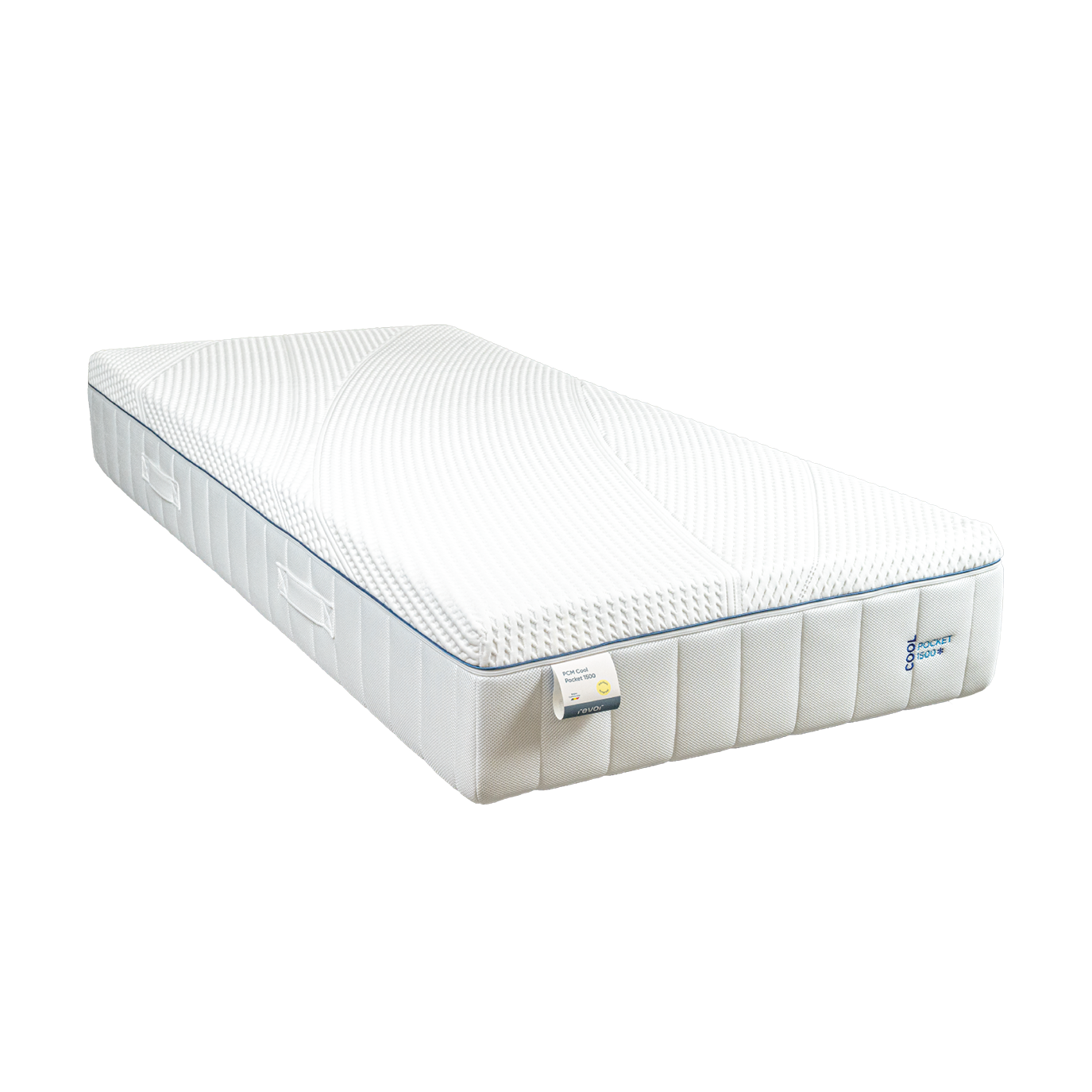 Revor Cool Pocket 1500 verkoelende matras met PCM Cooling-technologie en Pulse Latex, 27 cm